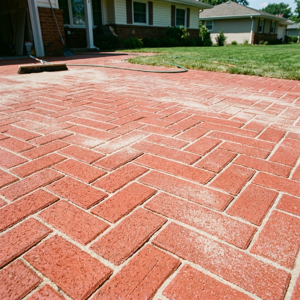 Brick Driveway After